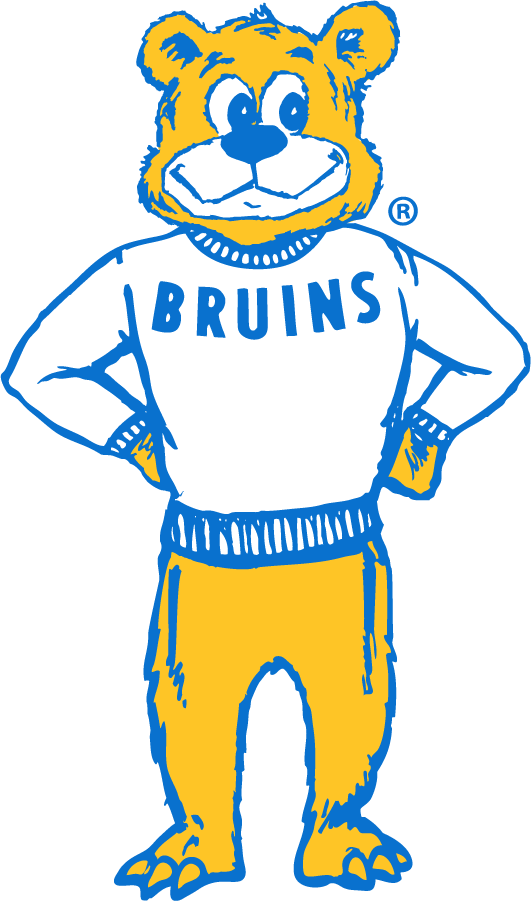 UCLA Bruins 1964-1996 Mascot Logo iron on transfers for clothing